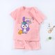 thumbnail image 1 of Traje de verano para niños de puro algodón, camiseta de media manga para niños, ropa deportiva para el hogar, 1 of 6