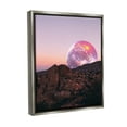 thumbnail image 4 of Stupell Industries Surreal Disco Landscape Landscape Painting Gray Floater Framed Canvas Art Print Wall Art, 25 x 31, 4 of 10