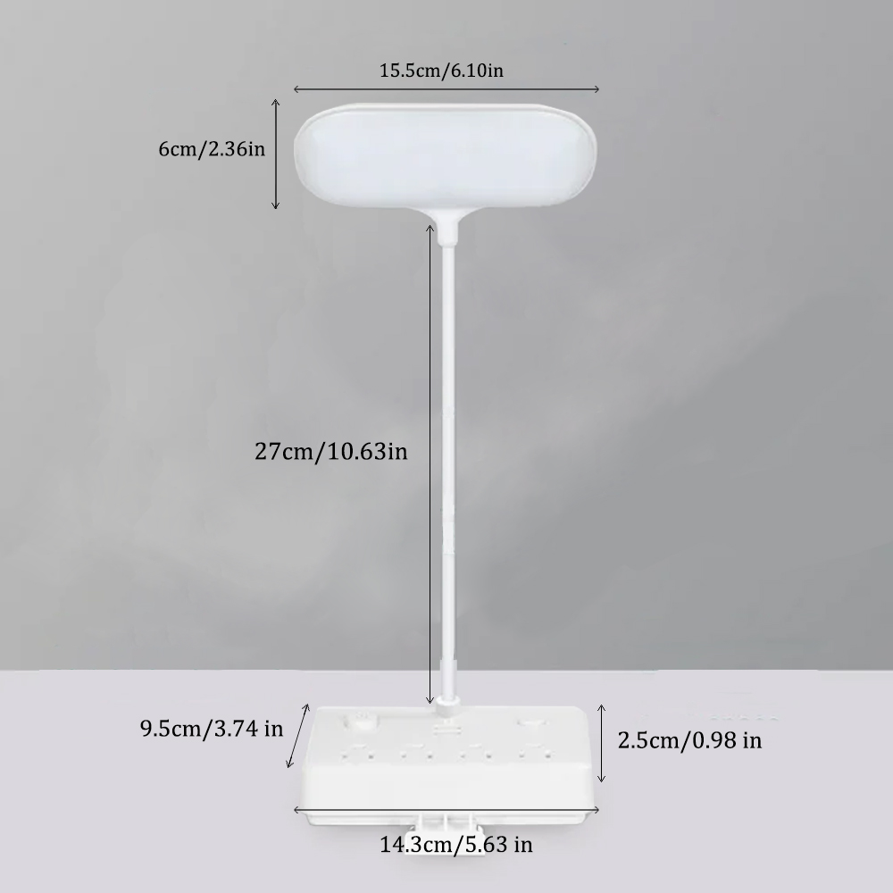 Bohashin LED Desk Lamp with USB Charging Ports photo 8