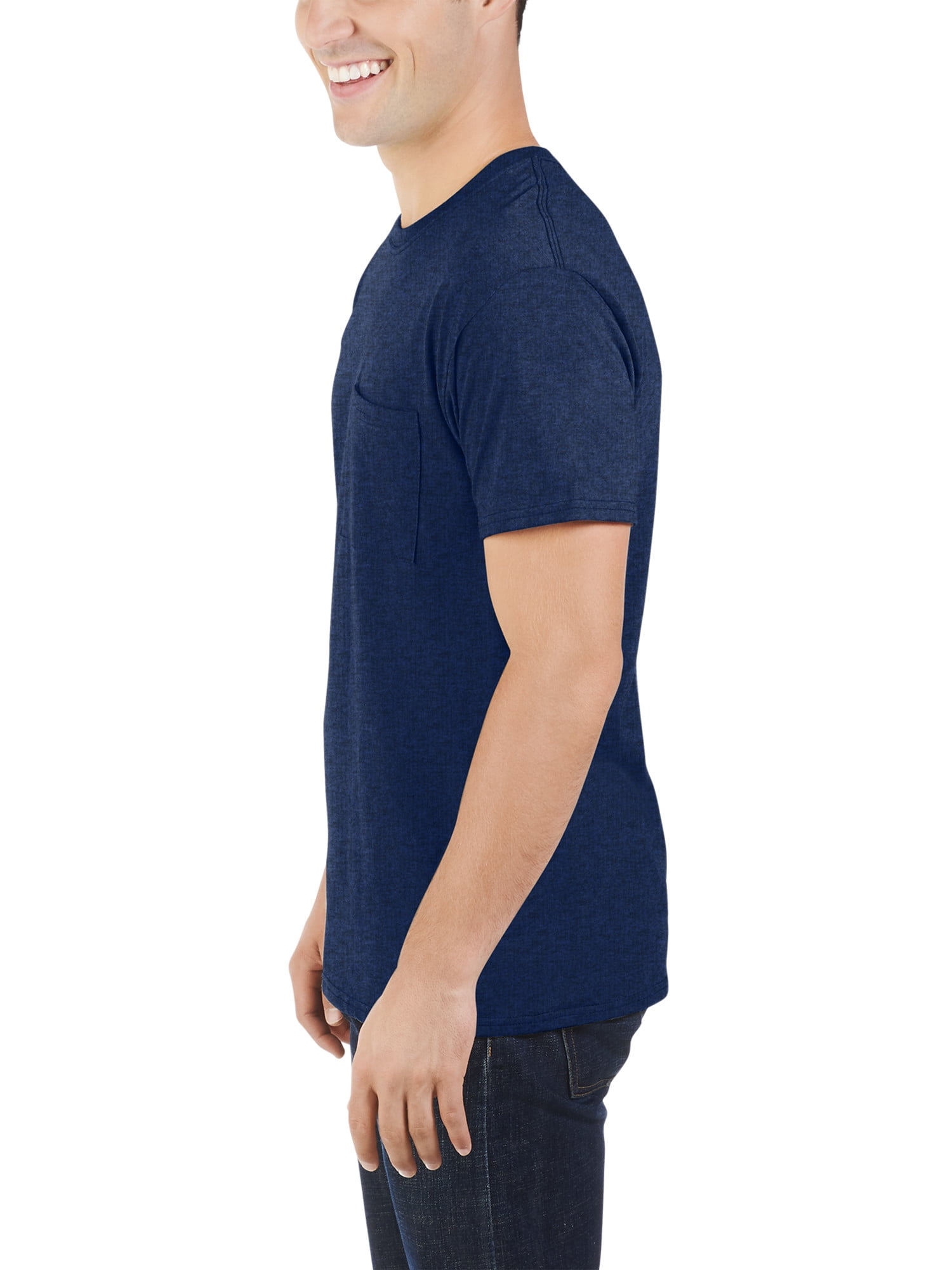 fruit of the loom men's 360 breathe pocket t shirt