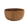 thumbnail image 1 of 1pc Wooden Bowl, Individual, for Fruits & Cereal, 6x1cm, Solid Wood, for Rice, Soup, Noodles, 1 of 6