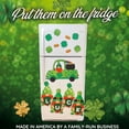 thumbnail image 2 of VictoryStore Jumbo St Patrick's Day Gnome Garage Display, St Patricks Magnet Decorations, 15 pieces, 20062, 2 of 6