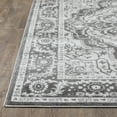 thumbnail image 5 of Loomaknoti Rhane Valok 6' x 9' Gray Oriental Indoor Area Rug, 5 of 7