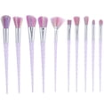 thumbnail image 2 of Brocha de maquillaje, juego de 10 brochas de maquillaje, brocha para sombra de ojos, brocha cosmética, diseño exquisito, 2 of 8