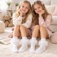 thumbnail image 5 of Yawlsow 9 Pairs Girls Ruffle Socks, Soft Cotton Double Lace Frilly Turn Cuff Socks for Kids 4-10 Years, 5 of 6