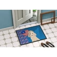 thumbnail image 4 of Toy Cream Poodle USA American Indoor or Outdoor Mat 24x36, 4 of 5