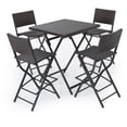 thumbnail image 2 of Noble House Ensemble de Bar 5 Pcs en Osier Brun Multi pour Extérieur, 2 of 23