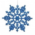 thumbnail image 1 of 6.25 in. Blue Glitter Snowflake 12-Pvc Box, 1 of 1