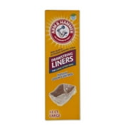 Angle View: New Arm & Hammer 29210 Drawstring Pan Liners, Large, Clear, 12 Count, Each