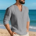thumbnail image 6 of Snndgx Sweatshirts for Men Pullover Sports Casual Shirts Long Sleeve V Neck Loungewear Basic Shirts, 6 of 6