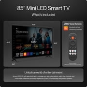 VIZIO 85 in Mini LED Quantum 4K QLED HDR Smart TV, New 2026, VQM85C-10