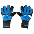 thumbnail image 3 of 1 Pair Blue Kids Youth Goalkeeper Gloves Football Soccer Goalie Gloves Latex Finger Guard for Outdoor Sports, 3 of 10