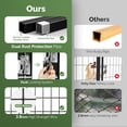 thumbnail image 5 of Outdoor Dog Kennel, Dog Run for Outdoor, Large Dog Pens Cage with Roof Waterproof for Large to Medium Dog Outside (8'Lx4'Wx6'H), 5 of 8