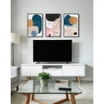 thumbnail image 6 of SHENIFY Large 24x36in3pcs Black Framed Modern Abstract Wall Art Color Blocks Artwork Home Decor for Bedroom Dining Room, 6 of 8