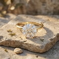 thumbnail image 4 of Rosec Jewels Lab Grown Diamond Engagement Ring 4 Carat - IGI Certified - Round Diamond Solitaire Ring - E-VS1 Quality, 18K Yellow Gold, US 10.50, 4 of 8