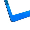 thumbnail image 7 of KA Depot Blue Chrome Mirror License Plate Frame T304 Stainless Steel + Metal Screw Caps…, 7 of 7