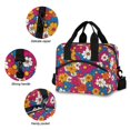 thumbnail image 3 of FORMRS Reusable Lunch Bag for Work School Leakproof Insulated Cooler with Adjustable Shoulder Strap, Red Whimsical Floral, 3 of 6