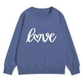 thumbnail image 4 of Mercatoo Girls Oversized Heart Sweatshirts Long Sleeve Crewneck Sweater Cute Prepp?? Hoodies for Teen Girls Trendy Fall Winter Clothes, 4 of 6