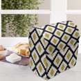 thumbnail image 3 of Damask Stand Mixer Cover, Victorian in Modern Style of Earth Tones Retro Boho Repetition, Kitchen Appliance Organizer Bag Cover with Pockets, 5 Quarts, Pale Coffee and Charcoal Grey, by Ambesonne, 3 of 4