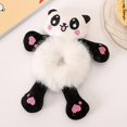 thumbnail image 2 of Étui en Cuir pour Queue de Cheval en Peluche Mignonne pour Femmes d'Automne et d'Hiver avec Corde et Laisse pour Poils d'Animaux, Attache pour Cheveux Sauvages, 2 of 3