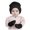 p23-hat0811-Black, variant on Newborn Hats Unisex Baby Beanie with Bear Ear Warm Knit Winter Hat for Infant Toddlers | Soft Fabric, Skin-Friendly, Double-Knit Warmth for Ears