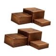 thumbnail image 4 of 6 Soportes para Buffet, Elevadores de Alimentos, Cubos de Madera Multifuncionales, Apilables para Exhibir Comida, Fiestas de Cumpleaños Y Joyas., 4 of 9