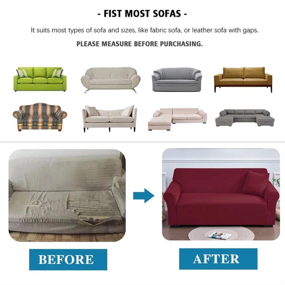 Sofa Slipcover Elastic Thin Sofa Covers For Living Room Pets Chair Couch Cover 1/2/3/4 Seats Furniture Protector