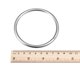 thumbnail image 4 of Uxcell Anillos O soldados de acero inoxidable 304, hardware para manualidades de plantas de 80mm, 4 of 5