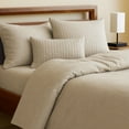 thumbnail image 3 of BedVoyage Twin Size Duvet Cover, Lightweight Soft and Breathable, Button Closure & Inside Corner Ties, 68x87, Viscose Derived from Bamboo & Cotton Blend, All Season Comforter Cover, Twin - Sand, 3 of 8