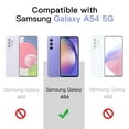 thumbnail image 2 of JETech 2 in 1 Case for Samsung Galaxy A54 5G 6.4-Inch with 2-Pack Screen Protector, Tempered Glass Film, Shockproof Bumper Phone Protective Cover Clear Back (Lilac), 2 of 6