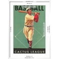 thumbnail image 5 of Art.com Cactus League Baseball, Arizona Art Print, White Frame Wall Art, 21" x 29", 5 of 5