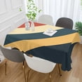 thumbnail image 2 of Yayeee Tablecloths 54" x 54" Rectangle Wrinkle Resistant Party Table Cover, Beige Stripes, 2 of 8