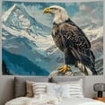 thumbnail image 2 of Orinice Bald Eagle Mountain Range Tapestry Wall Hanging Unique Style Graphic Tapestries Home Wall Decor Art for Living Room Bedroom Apartment Farmhouse Dorm 40x60inch, 2 of 6