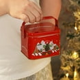 thumbnail image 6 of LanSuare Christmas Box Candy Container with Handles, 5.1"x4.2"x3.9" Plastic Christmas Square Box for Gifts Candy, Home Toy, Holiday Party Favors Supplies, 6 of 7