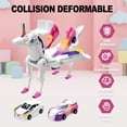 thumbnail image 3 of PayUSD 2-in-1 Collision Transformation Dinosaur Toy Cars Magnetic Convertible Dinosaur Toys for Kids 3-12 Perfect Christmas Birthday Gift for Boys, 3 of 7