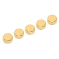 thumbnail image 4 of 5 piezas de repuesto de corona de reloj, accesorios de repuesto de cabeza de reloj mecánico de cuarzo plano de acero, dorado, 6mm/0,24 pulgadas, 4 of 10