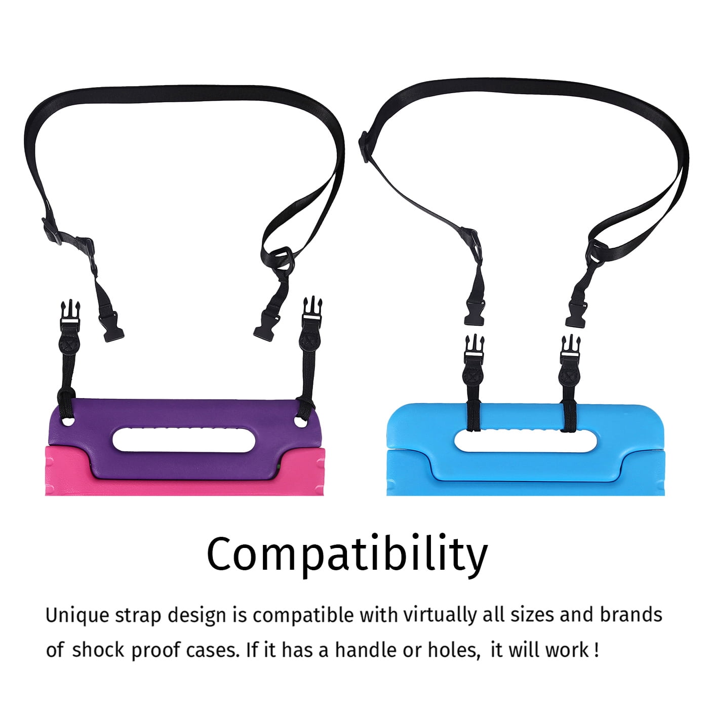 HDE Shoulder Strap for Shockproof iPad Case Adjustable Carry Strap