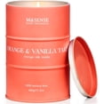 thumbnail image 1 of M&SENSE Orange Vanilla Candles Scented for Home, 21.2oz Non Toxic Natural Candles 120 Hours Long Lasting Burning, Organic Natural Soy Candle Vanilla Scented for Cozy Home & Bathroom Decor, 1 of 8