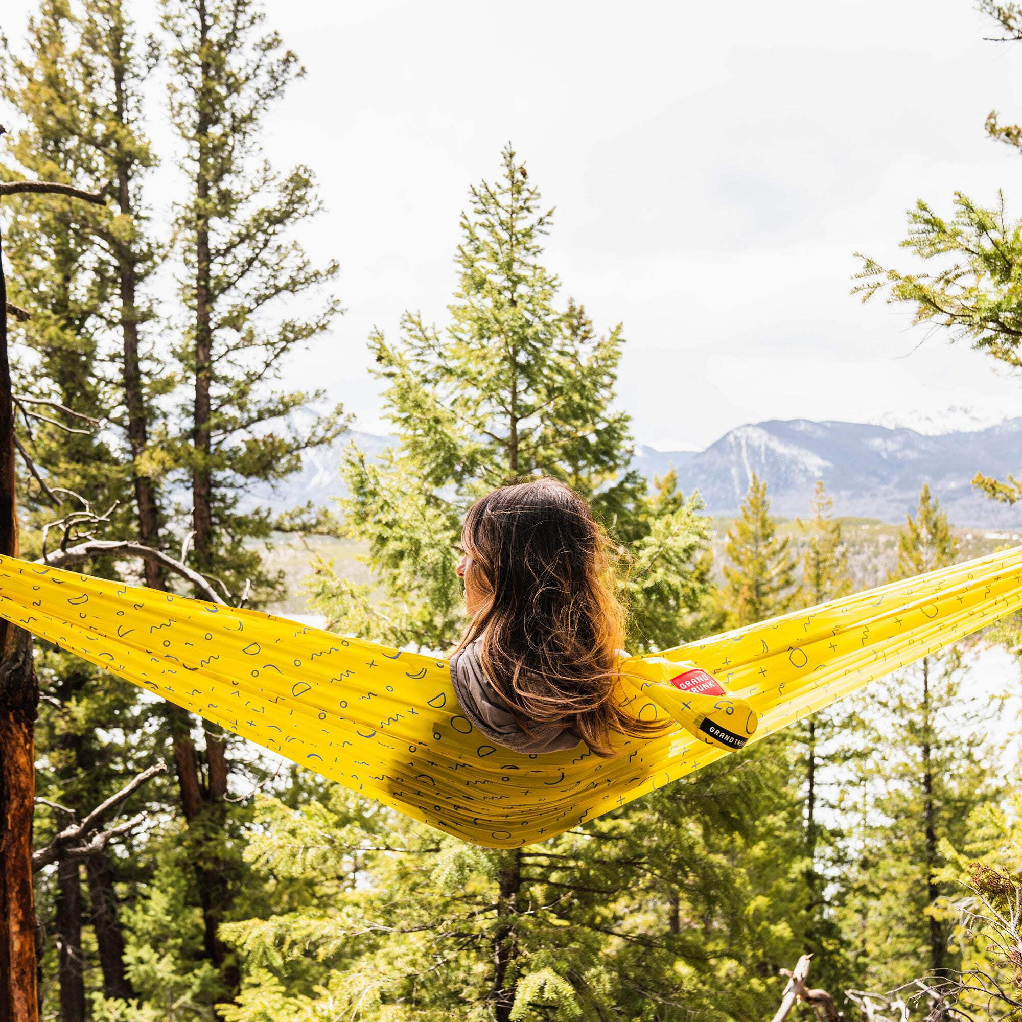 Grand Trunk TrunkTech Single Camping Hammock Lightweight Ripstop Nylon with Integrated Stuff Sack for Backpacking Hiking and Travel