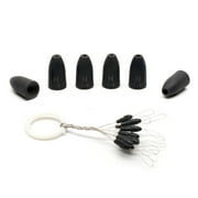 Harmony Fishing - Tungsten Worm Weights & Weight Pegs Select Size/Qty for bass fishing 1/16 oz 8 Pack