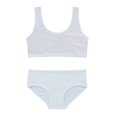 thumbnail image 7 of LYMAYTER Girls Seamless Sports Bra and Panty Set Teen Girls Beginner Training Underwear, 7 of 7