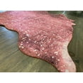 thumbnail image 3 of Vegan Metallic Shinny Glow Faux Hide/Cowhide Area Rug/Carpet, 3 of 17