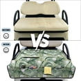 thumbnail image 6 of COEQINE Quilted Golf Cart Seat Blanket Cover, Includes Handle for Carrying When Folded, Universal Fit for EZGO Yamaha Club Car 2-Seaters, 4-Pocket Design, Tropical Palm Leaf Golf Pattern, 6 of 8