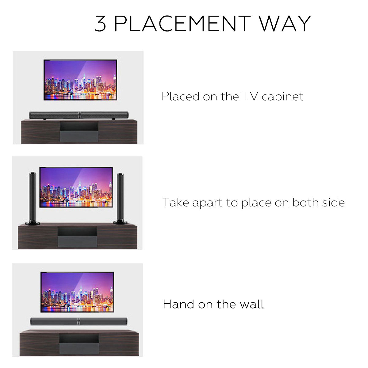 detachable soundbar