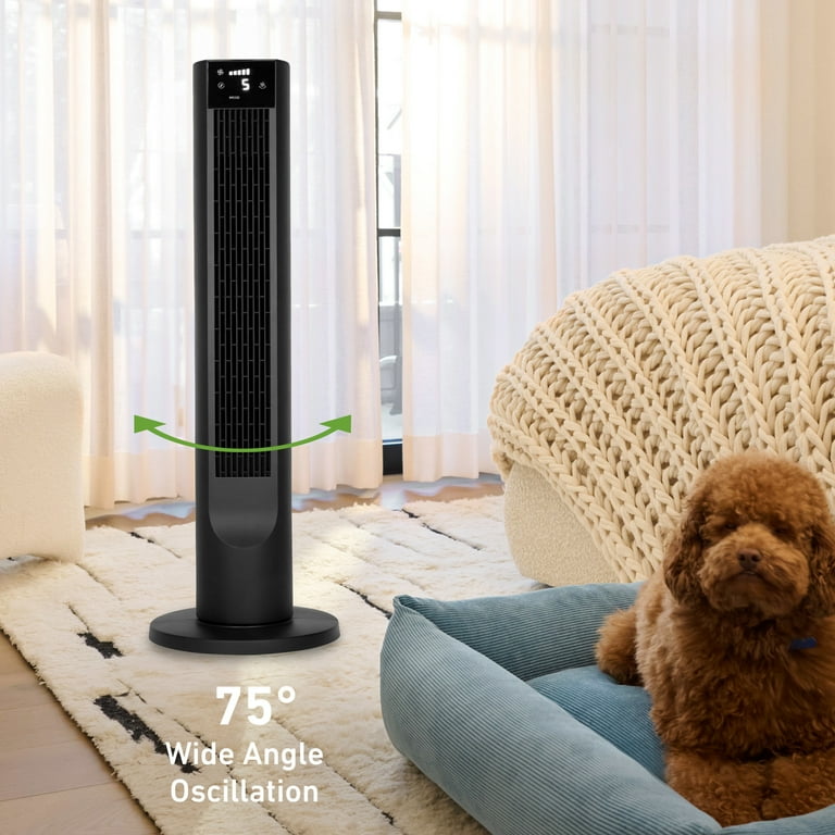 Holmes 36" CleanBreeze Oscillating Tower Fan, 6-Speed photo 6