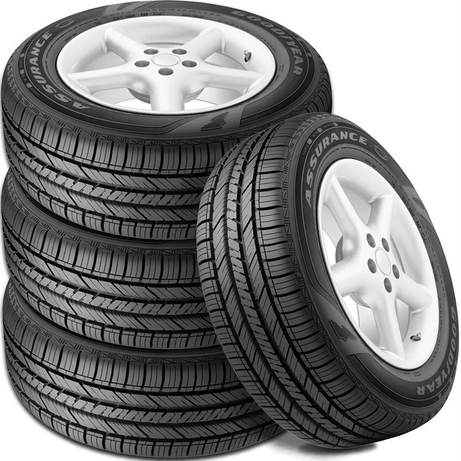 Set of 4 Goodyear Assurance Fuel Max 205/55R16 91H All Season Tires 65K MILE Warranty 738524571 / 205/55/16 / 2055516 Fits: 2012-13 Honda Civic EX-L, 2014-15 Honda Civic EX