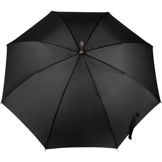 Totes Isotoner Auto Open Wooden Stick Umbrella