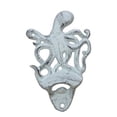 thumbnail image 7 of Hampton Nautical Dark Blue Whitewashed Cast Iron Wall Mounted Octopus Bottle Opener, 7 of 7