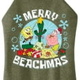 thumbnail image 3 of SpongeBob SquarePants - Merry Beachmas - Juniors High Neck Tank Top, 3 of 6