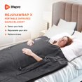 thumbnail image 2 of Manta de sauna de infrarrojos LifePro RejuvaWrap X Detox & Relax, 2 of 9